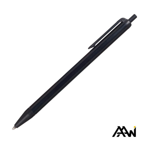 Value Slim Pen w/Glossy Colored Barrel - Matte Black Accent