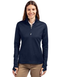 Cutter & Buck Traverse Stretch Quarter Zip Womens Pullover