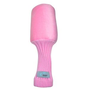 Barrel style Plush Pink Golf Head Cover