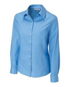 Cutter & Buck Epic Easy Care Fine Twill Womens Long Sleeve Dress Shirt
