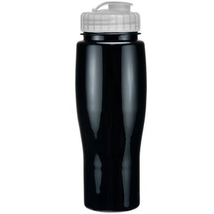 24 Oz. Contour Bottle w/ Flip Top Lid - Solid Colors