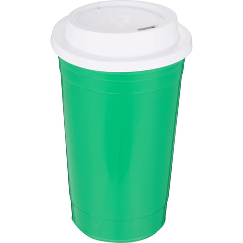 The Traveler Insulated Cup 16 oz. w/ Lid