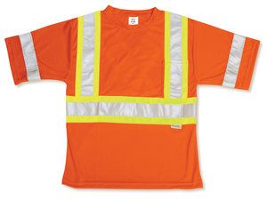 Poly Wicking Orange T-Shirt