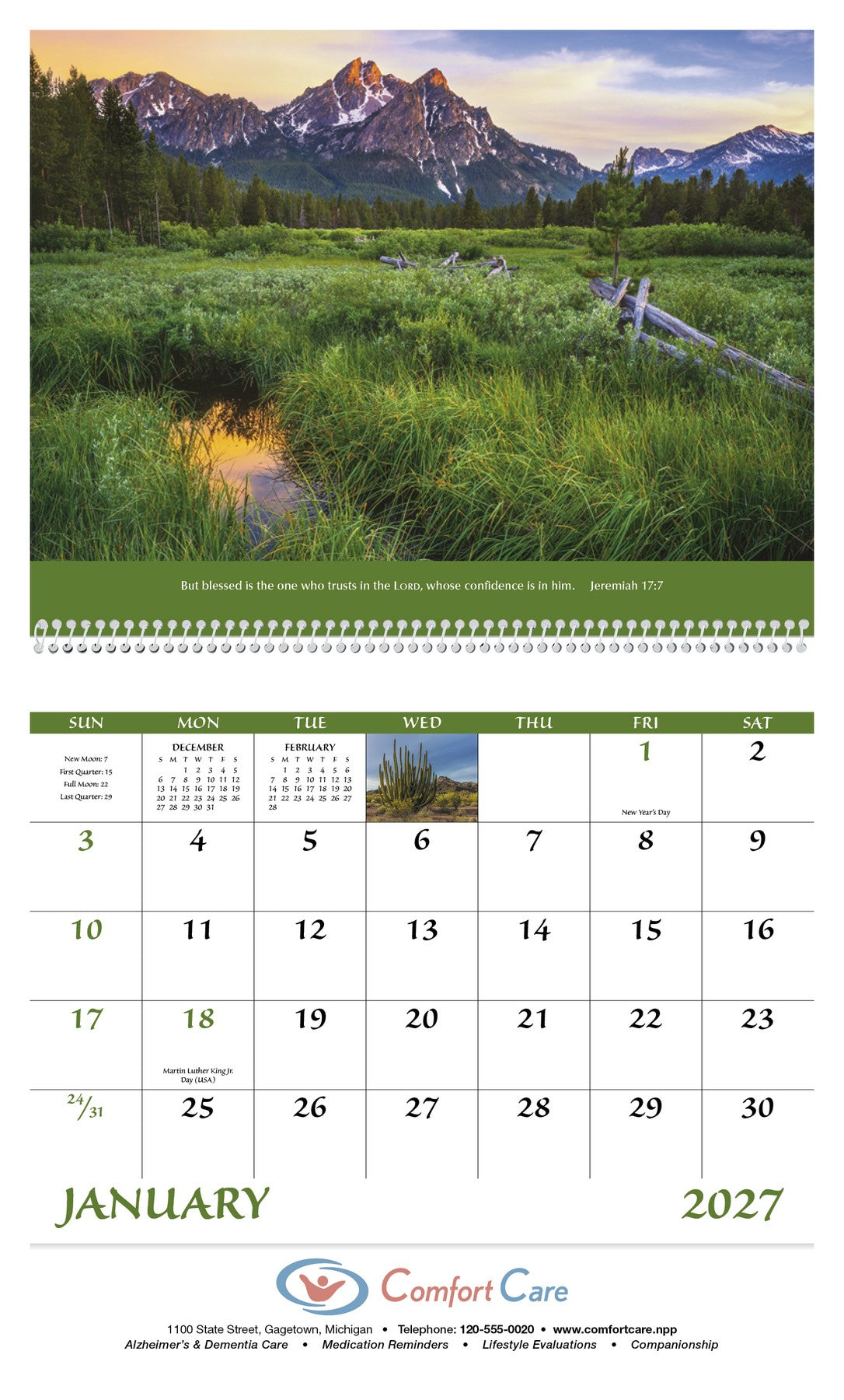 Good Value Eternal Word without Funeral Planner - Spiral Calendar open image