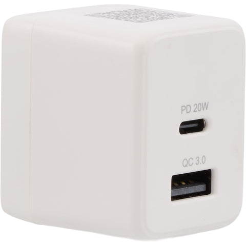 ETL Listed 20W Dual USB-A and C Wall Charger