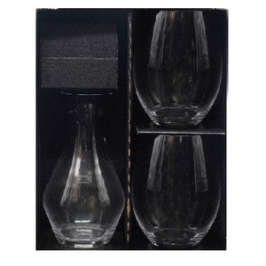 ~ Just Us Two - RIEDEL Decanter and Cabernet wine glass set in an Ovation Gift box - Etched