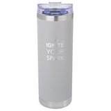 Gray/Silver/Clear Logo Front View