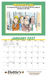 HotLine Products Murphy's Law Appointment Calendar - Stapled open image