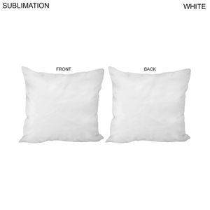 Sublimated or Blank Polyester Large Throw Cushion, 20x20