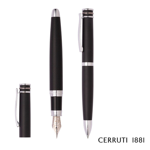 Cerruti 1881® Austin Diamond Ballpoint & Fountain Pen Set