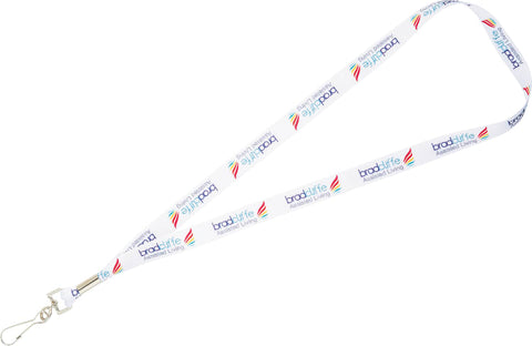 Full Color 3/4'' Premium Lanyard w/ Hook