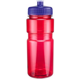 20 Oz. Translucent Recreation Bottle w/ Push Pull Lid