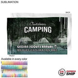 24 Hr Express Ship - Microfiber Dri-lite Terry Towel, 15x25, Sublimated Edge to Edge 1 side