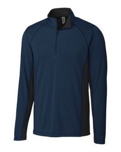Clique Ice Pique Colorblock Mens Half Zip Tech Pullover