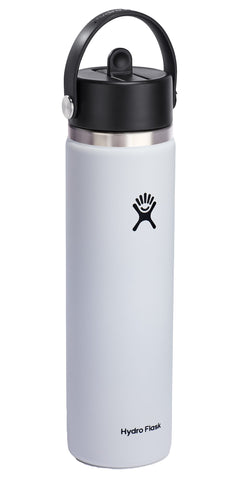 Hydro Flask® Wide Mouth 24oz Bottle with Flex Straw Cap