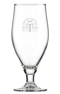 Cervoise 16.75oz footed glass