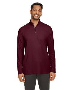000224 CORE 365 Men's Fusion ChromaSoft™ Pique Quarter-Zip