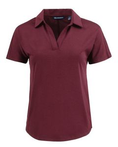 Cutter & Buck Coastline Epic Comfort Eco Recycled Womens Dolman Polo