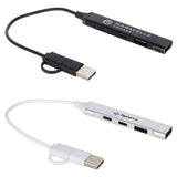 Sprint Recycled Aluminum 4-Port USB-A and USB-C Hub