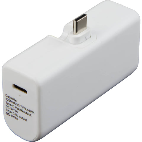 Stay Powered 1200 mAh Power Bank with Type-C Tip