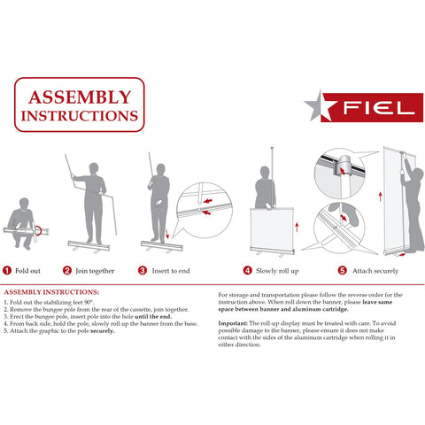 Deluxe Wide Base Retractable Banner with Graphics, Stand and Bag, NO SETUP CHARGE (33.5