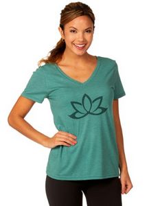 PRIMEASE® Ladies' Short Sleeve V-Neck Tee Shirt