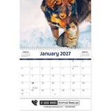 Furry Friends Spiral Wall Calendar