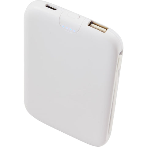 UL Listed 5000 20W Power Bank with Integrated Cabl