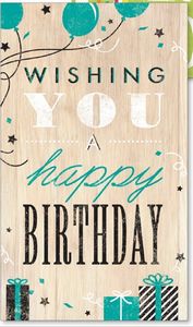 Greeting Card (Wishing You A Happy Birthday)