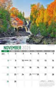 Galleria Wall Calendar 2026 Scenes of Atlantic Canada