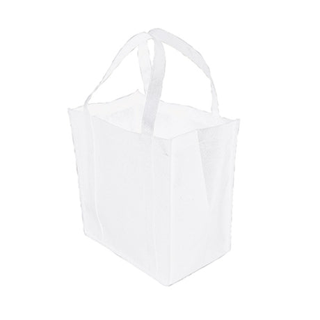Non Woven Tote: 12" W x 13" H x 8" D