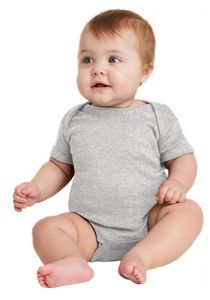 Rabbit Skins™ Infant Short Sleeve Baby Rib Bodysuit