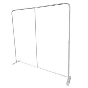 8'W x 8'H EuroFit Straight Wall Hardware Only, Frame and Carry Case. Graphics are not included