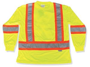 Lime Green Durable Safety Shirt