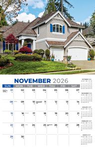 Galleria Wall Calendar 2026 Homes