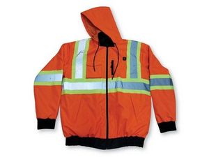 Orange Rechargeable Heated Jacket