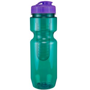 Aqua Blue/Translucent Purple Lid Blank