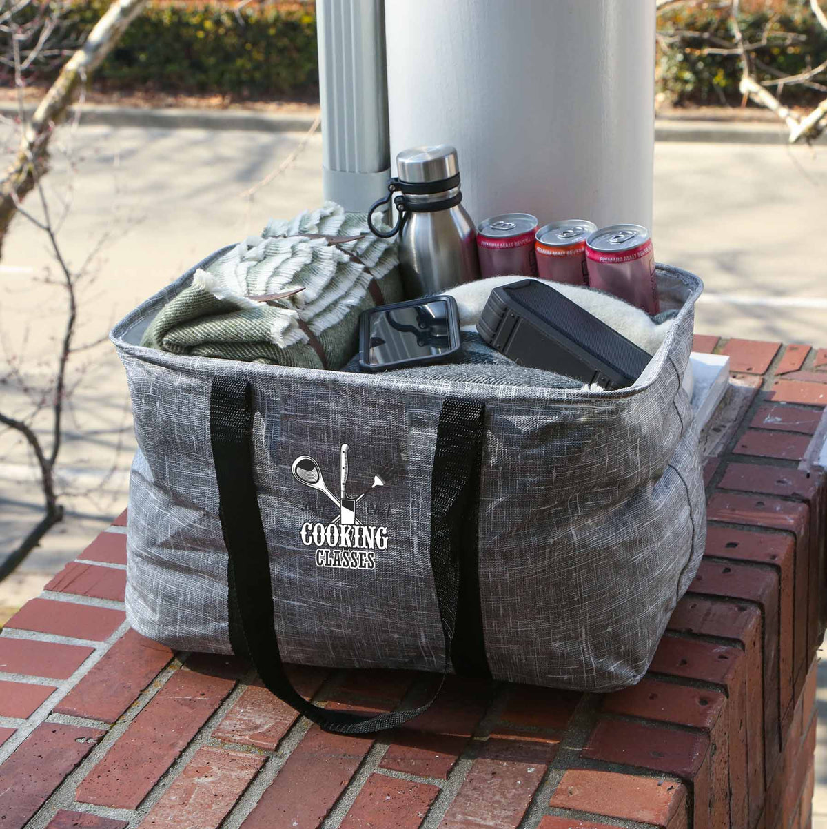 Bohemian Non-Woven Collapsible Tote