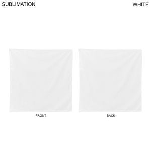 24 Hr Express Ship - Double Sided Sublimated Bandana, 22x22, Sublimated Edge to Edge 2 sides