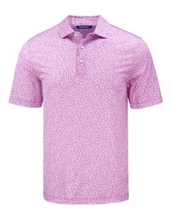 Cutter & Buck Pike Eco Flora Print Recycled Mens Big & Tall Polo
