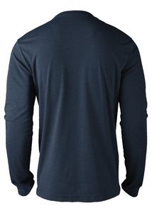 Navy Heather Blue Blank Back