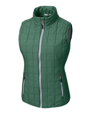 Cutter & Buck Rainier PrimaLoftÂ® Womens Eco Insulated Full Zip Puffer Vest