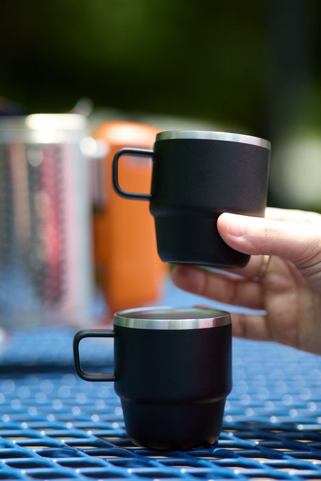 Doppio Stackable Recycled Mug Set 6oz