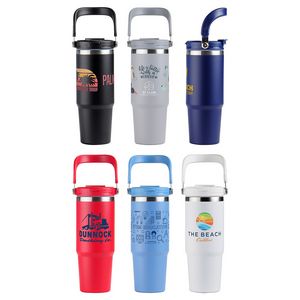 000744 SENSO® Venture DuoFlow 30 oz Vacuum Insulated Stainless Steel Travel Tumbler