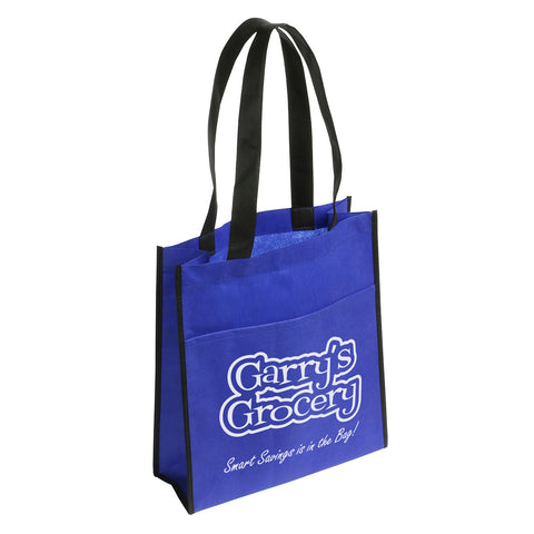 Peak Non-Woven Tote Bag with Pocket
