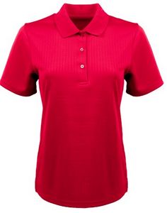 Zorrel® Ladies' Paseo Dot Stripe Jacquard Stripe Polo Shirt