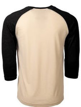 Black/Oatmeal Beige Blank Back