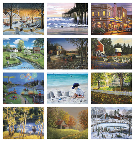 Good Value™ Scenic Memories - Stapled Calendar
