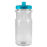 Translucent Clear/Translucent Aqua Blue Lid