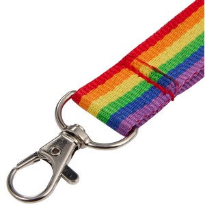 Rainbow Recycled Wrist Lanyard